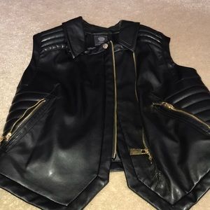 Black and Gold Vest